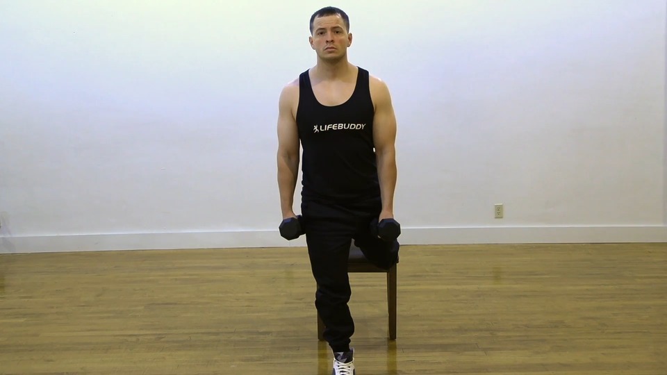 Bulgarian Split Squat exercise demo