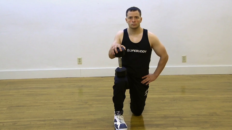 Kneeling Calf Raise exercise demo