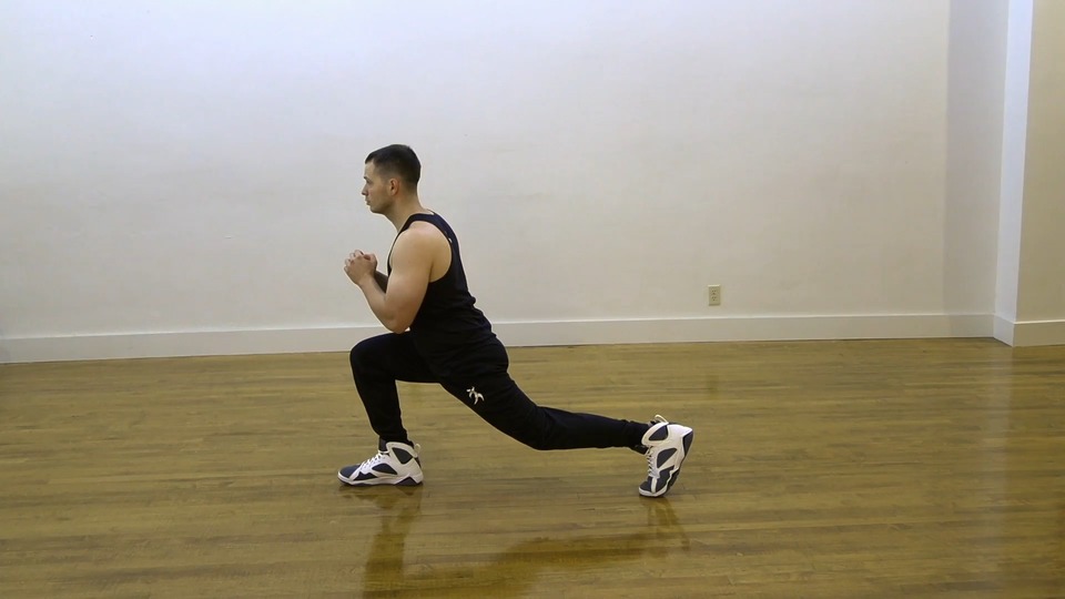 Lunge Hold exercise demo