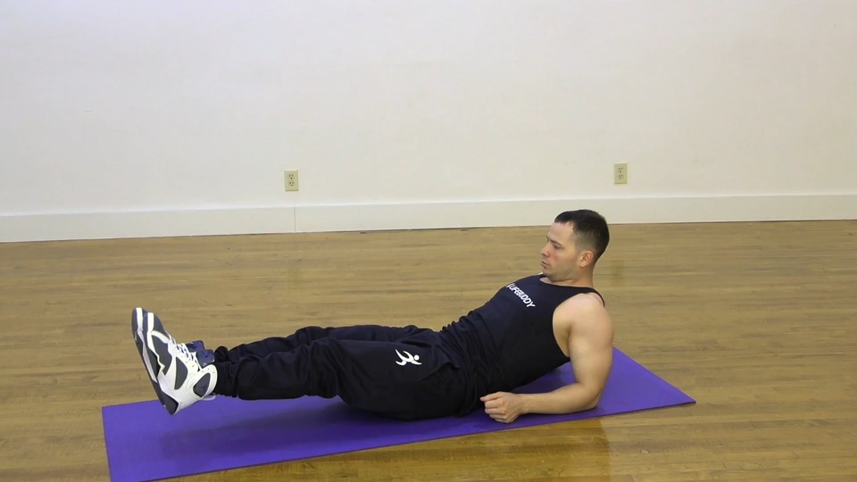3-Way Leg Crunch exercise demo