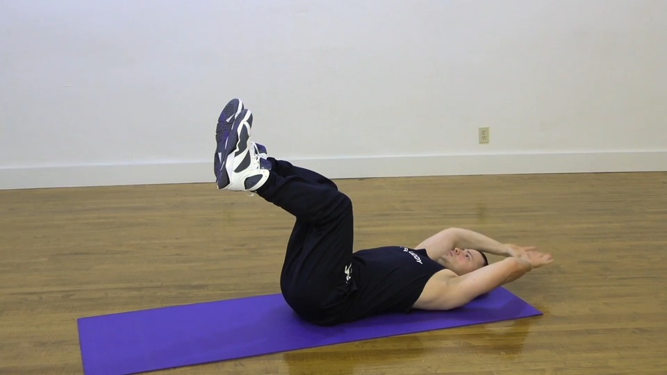 90 Degree Sit Up To Toes exercise demo