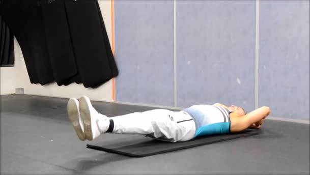 Leg Lift Toe Touch exercise demo