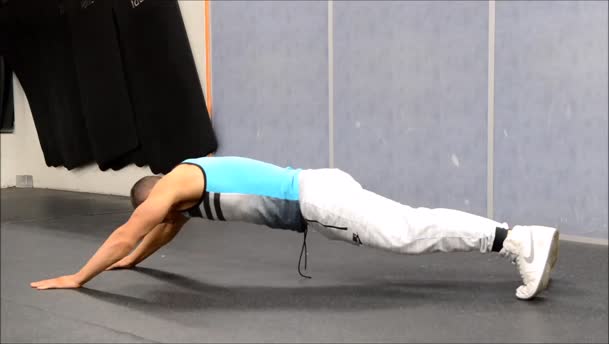 Levered Plank exercise demo