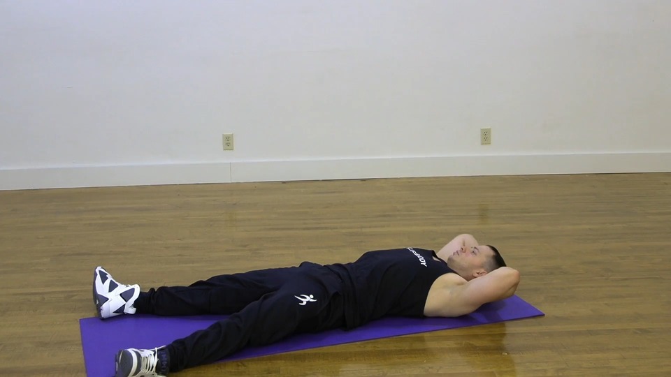 Alternating Elbow Towards Hip exercise demo