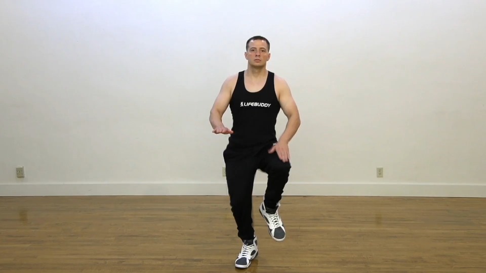 Alternating Knee Tap exercise demo