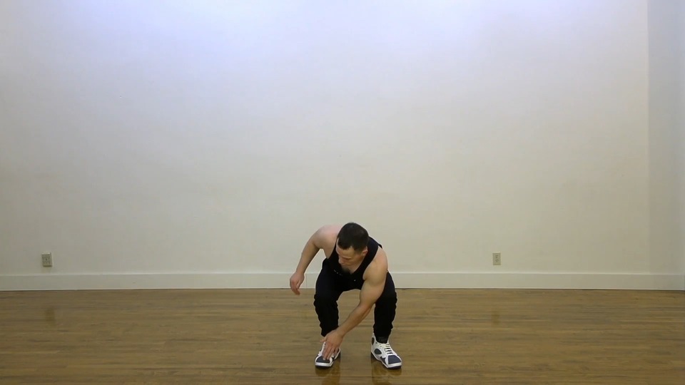 Alternating Toe Touch & Hop exercise demo