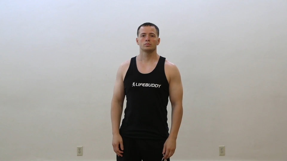 Arm Upward Across exercise demo