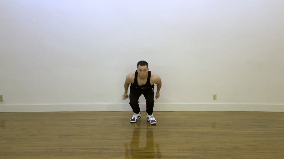 Broad Jump & Back Pedal exercise demo
