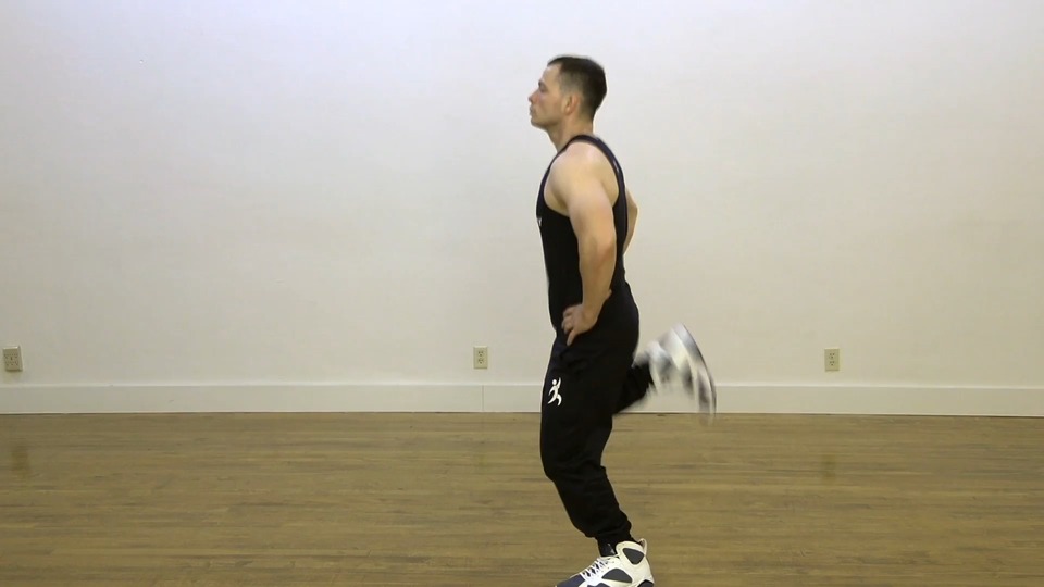 Butt Kickers exercise demo