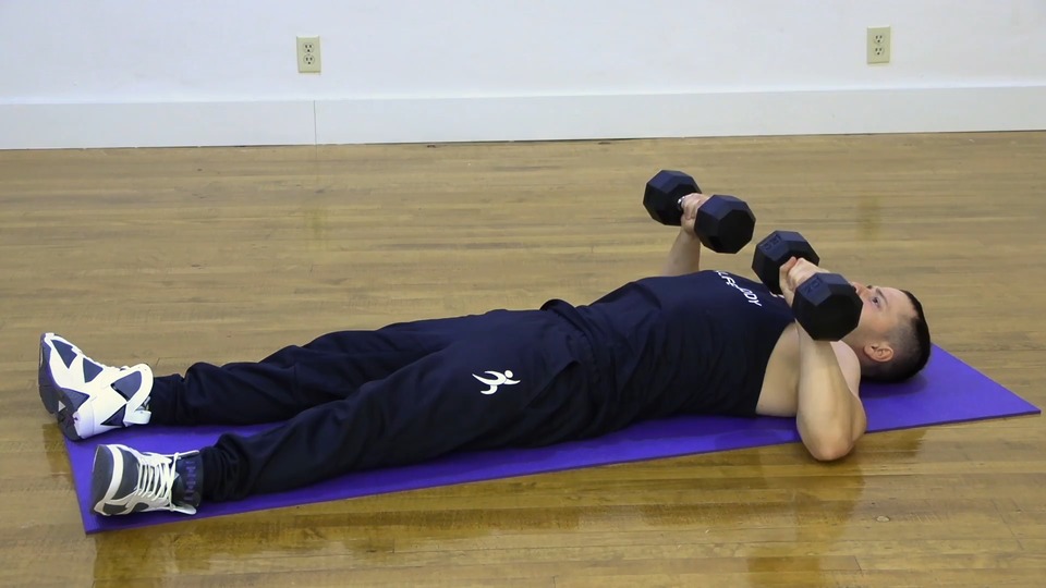 Chest Press Into Slow Negative Fly exercise demo