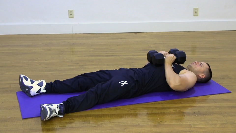Close Chest Press Into Hammer Fly exercise demo