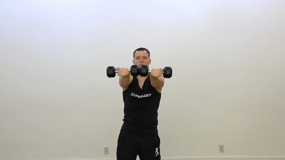 Close Grip Front Extension Into Reverse Shoulder Press exercise demo