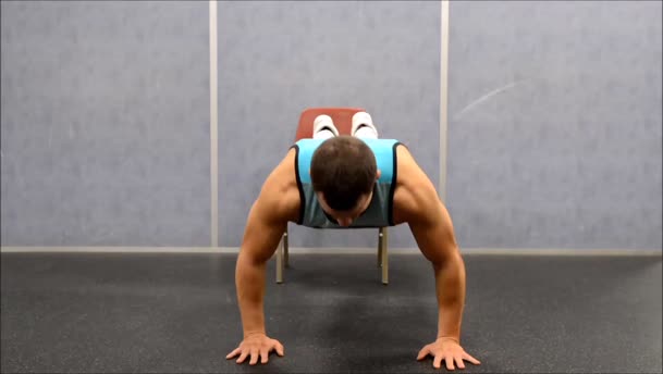 2 Hold Decline Push Ups exercise demo