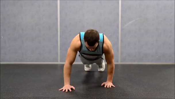 Alligator Push Ups exercise demo