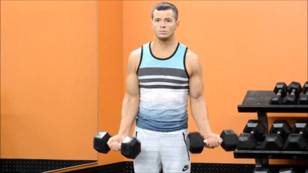 Alternating Curls exercise demo