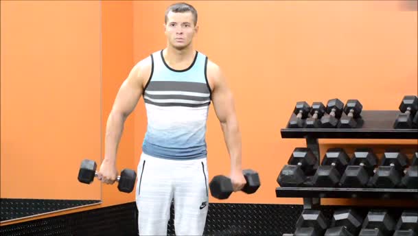 Corkscrew Curls exercise demo