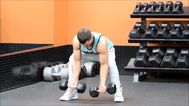Crouching Curls exercise demo