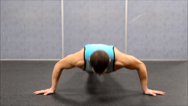 Crucifix Push Ups exercise demo
