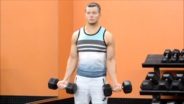 Curl Up Hammer Down exercise demo