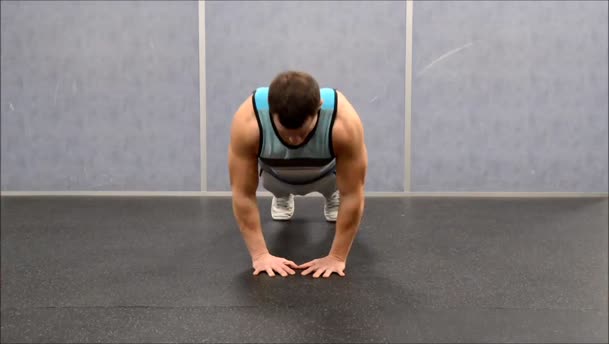 Diamond Hold Push Ups exercise demo