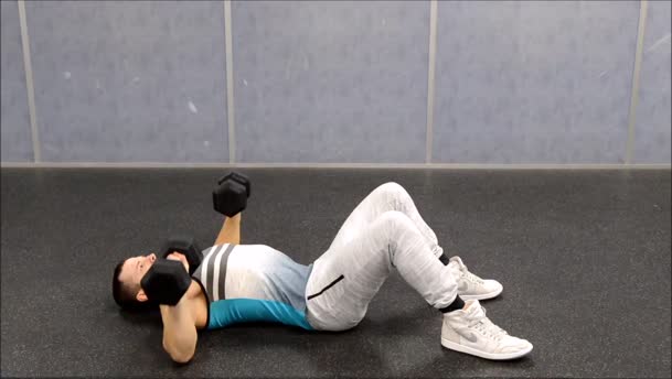 Dumbbell Press exercise demo