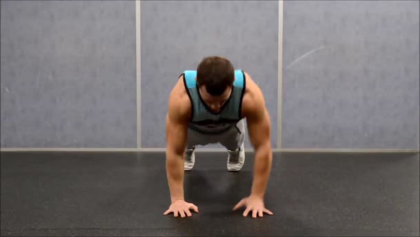 Floor Fly Push Ups exercise demo