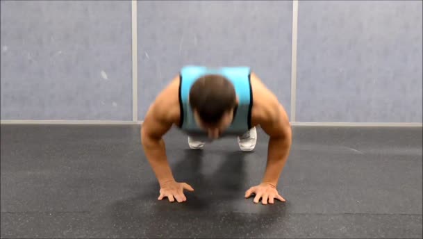 In and Out Push ups exercise demo