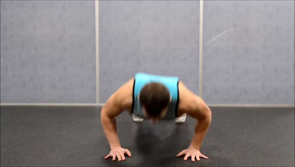 Shoulder Tap Push Ups exercise demo