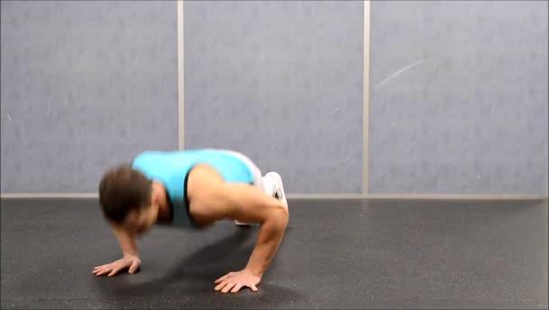 Side to Side Push Ups exercise demo