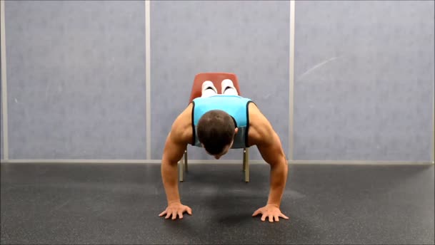 Slow Decline Press exercise demo