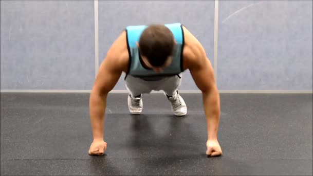 Triangle Push Ups exercise demo