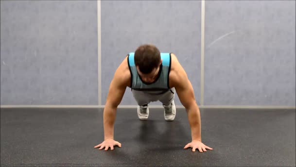 Typewriter Push ups exercise demo