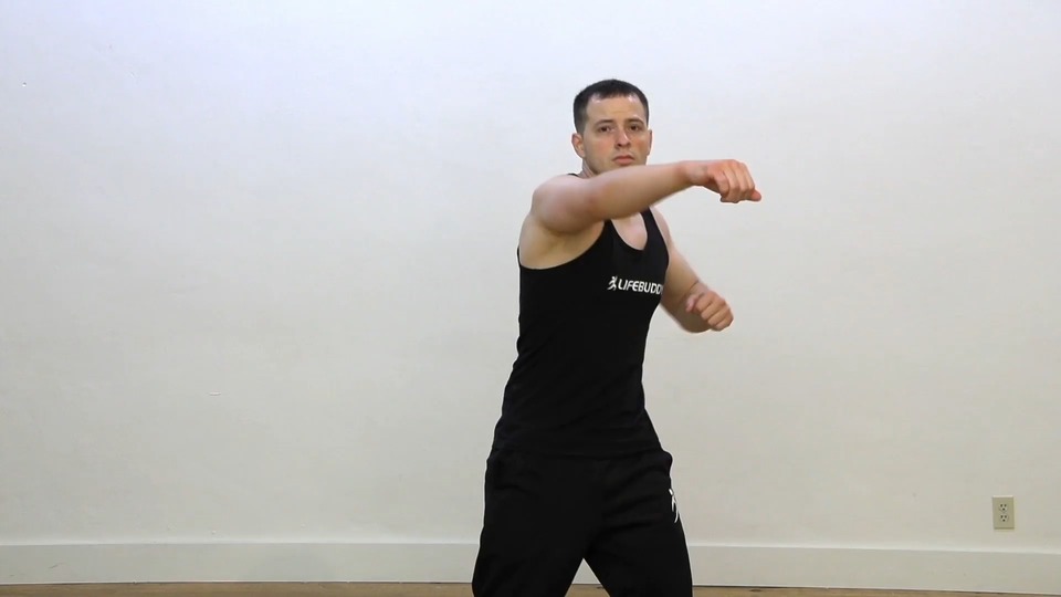 Crossing Punch exercise demo