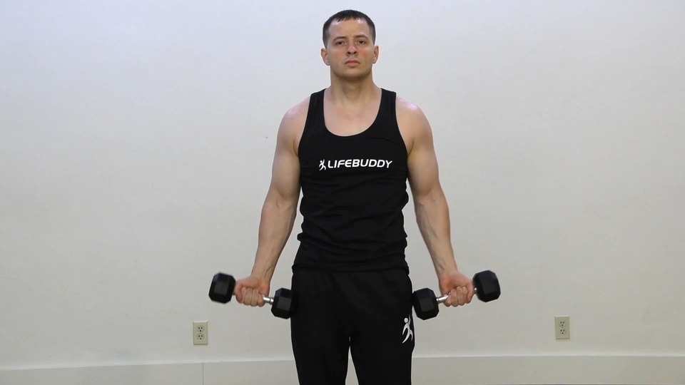 Curl Into Chest Fly exercise demo