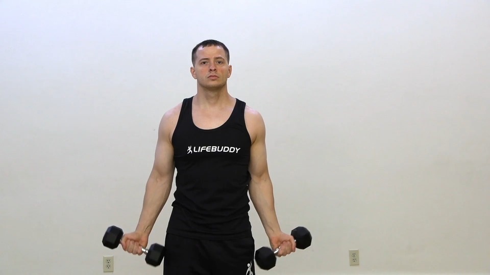 Curl Into Flys exercise demo