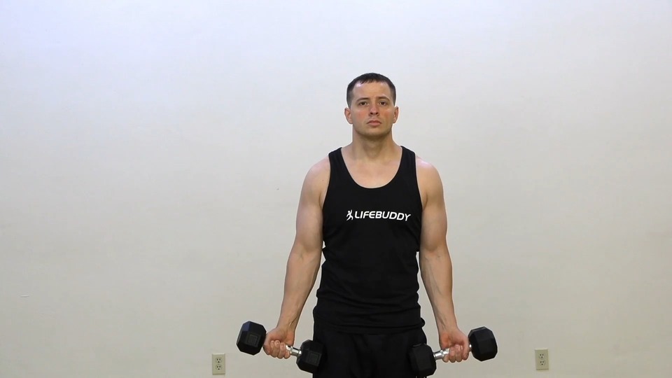 Curl Into Side Row exercise demo