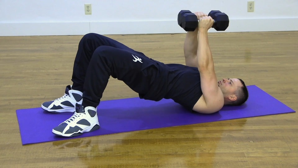 Decline Close Grip Press Into Fly exercise demo