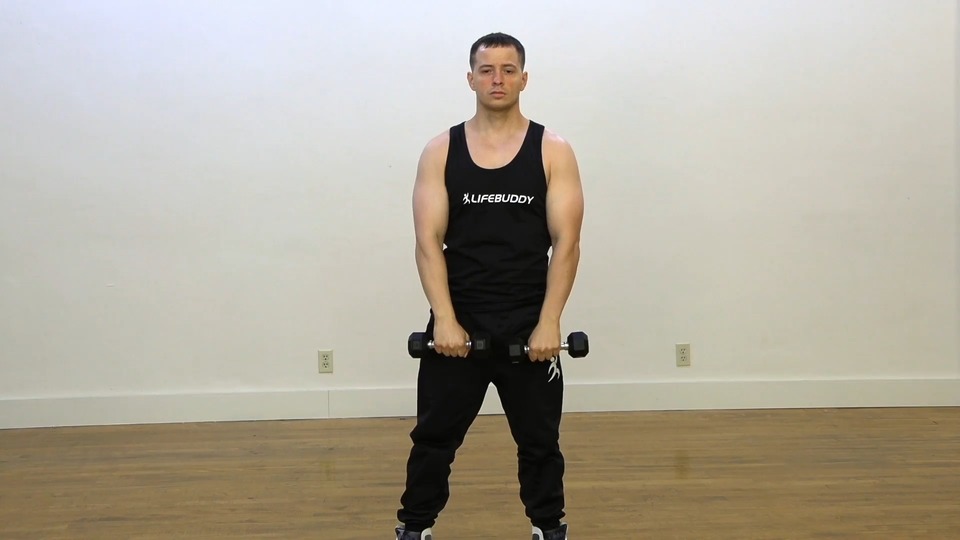 Double RDL Into Double Squat exercise demo