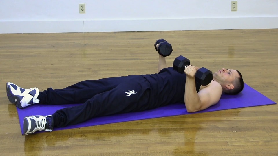 Double Reverse Grip Press Into Fly exercise demo