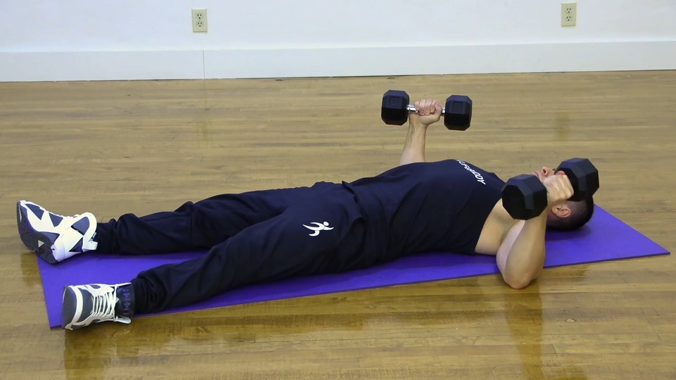 Fly Chest Press exercise demo