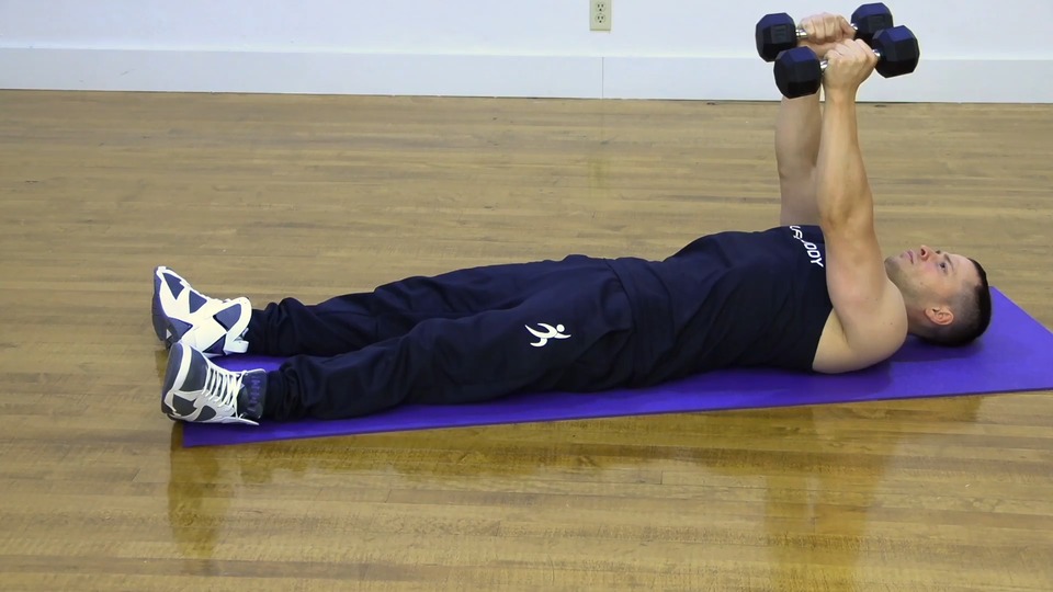 Fly Into Skull Crusher exercise demo