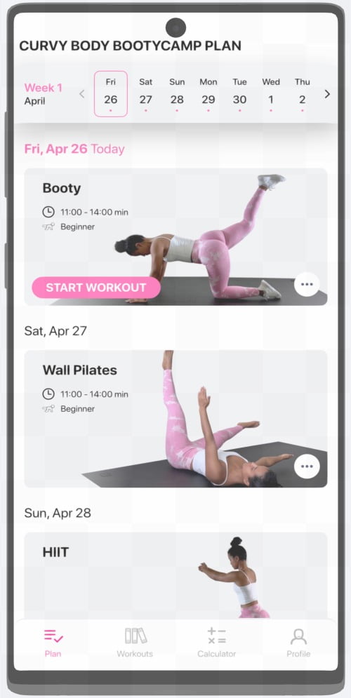 Curvy Body Pilates Training