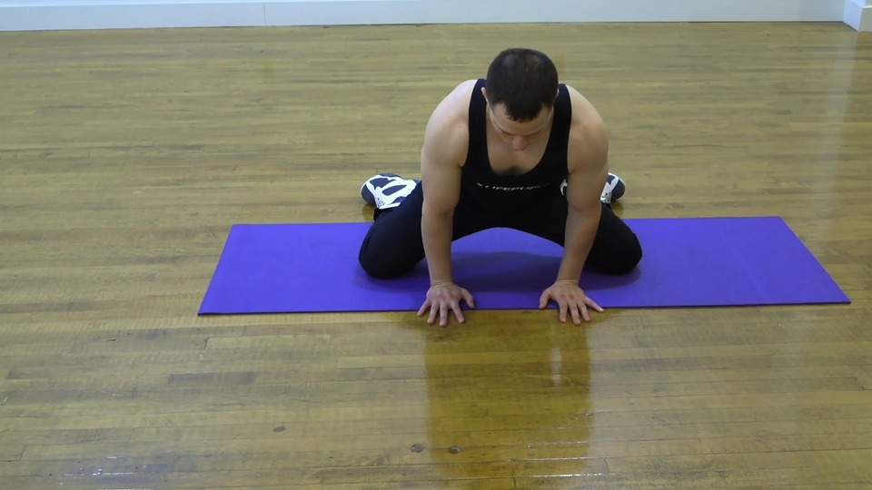 Frog Pose Rocks exercise demo