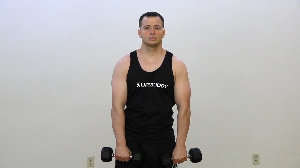 Front Shrug Into Rear Delt Fly exercise demo