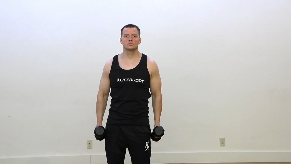 Hammer Front Raise exercise demo