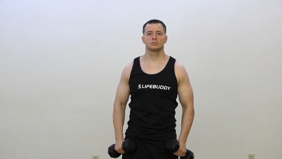 Lateral Raise Into Front Hammer Raise exercise demo