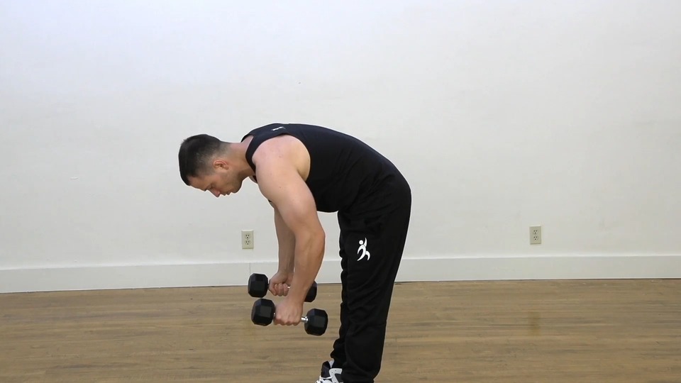 Leaning Single Rear Delt Extension Into Delt Fly exercise demo