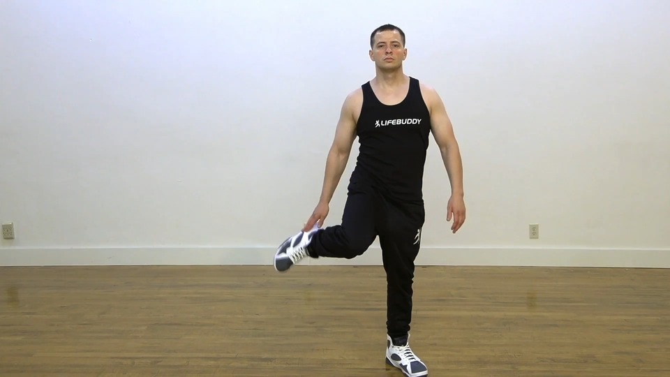Low Heel Tap exercise demo