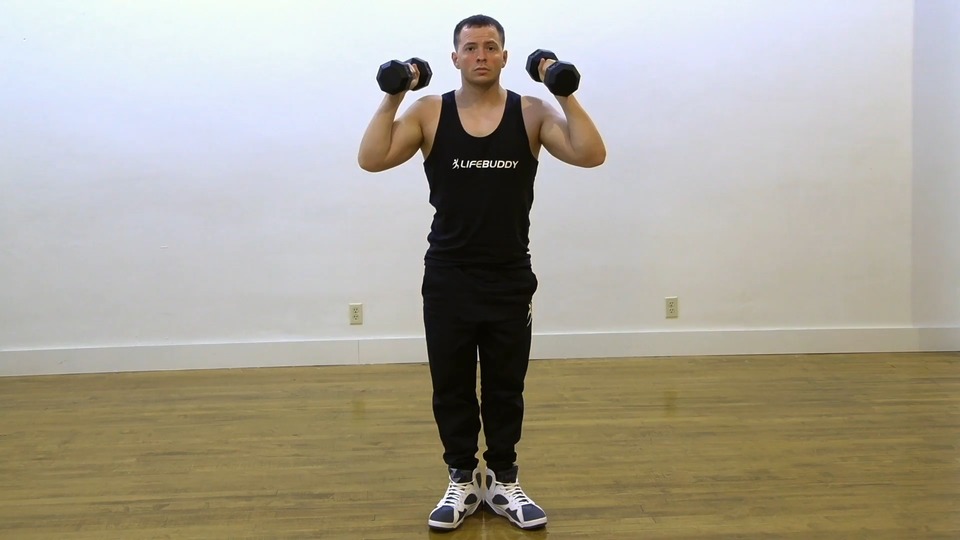 Narrow Pulsing Front Squat exercise demo
