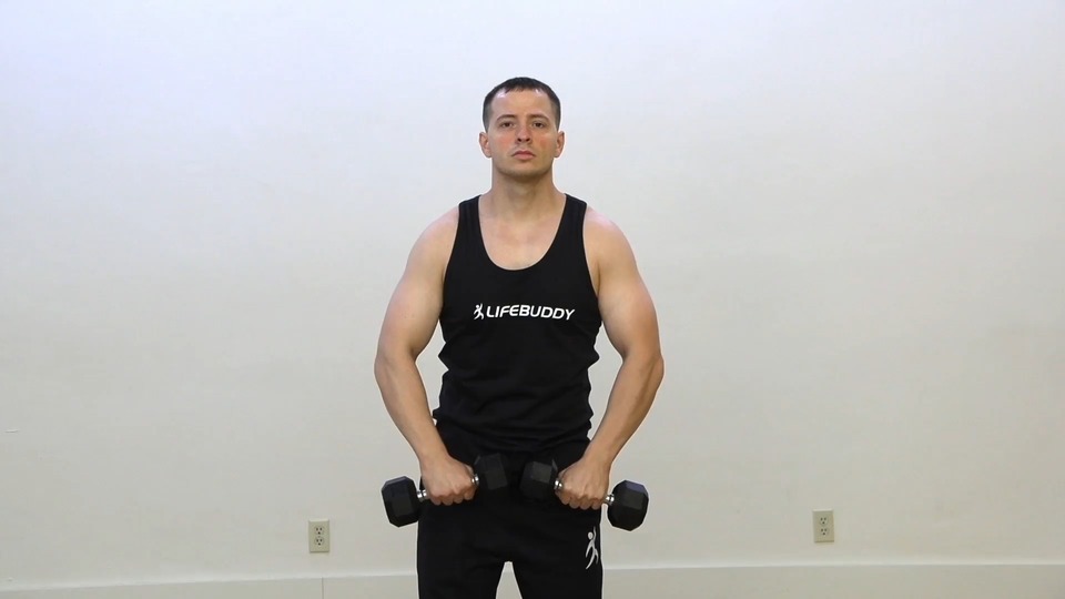 Overhand Shoulder Fly exercise demo
